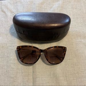 Coach Sunglasses - gold & tortoise - comes with hard case!